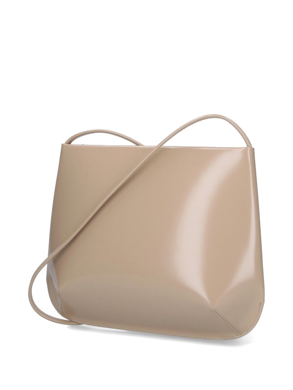Loge leather shoulder bag LOGEBAG LATTESPAZZOLATO FANE