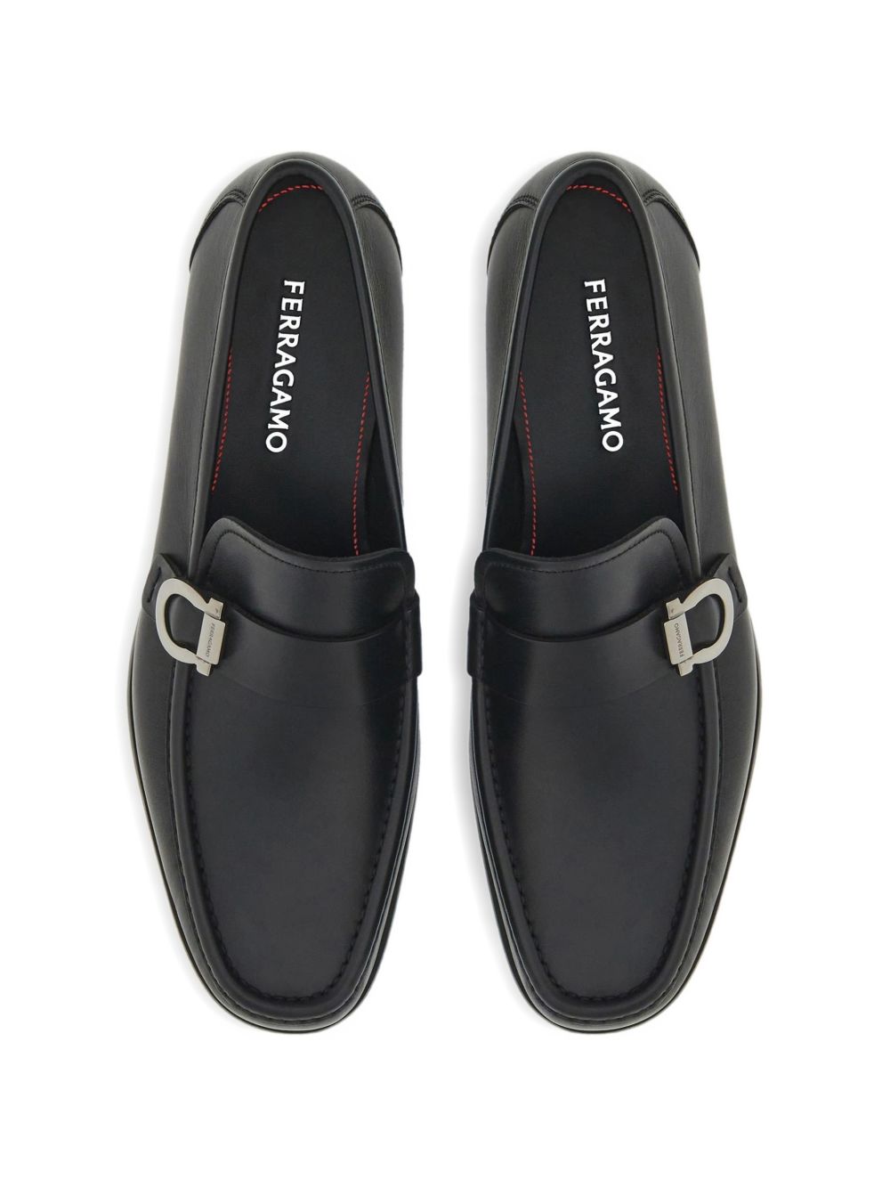Gancini ornamental loafer 027963CASPIAN 775114NERO FERRAGAMO