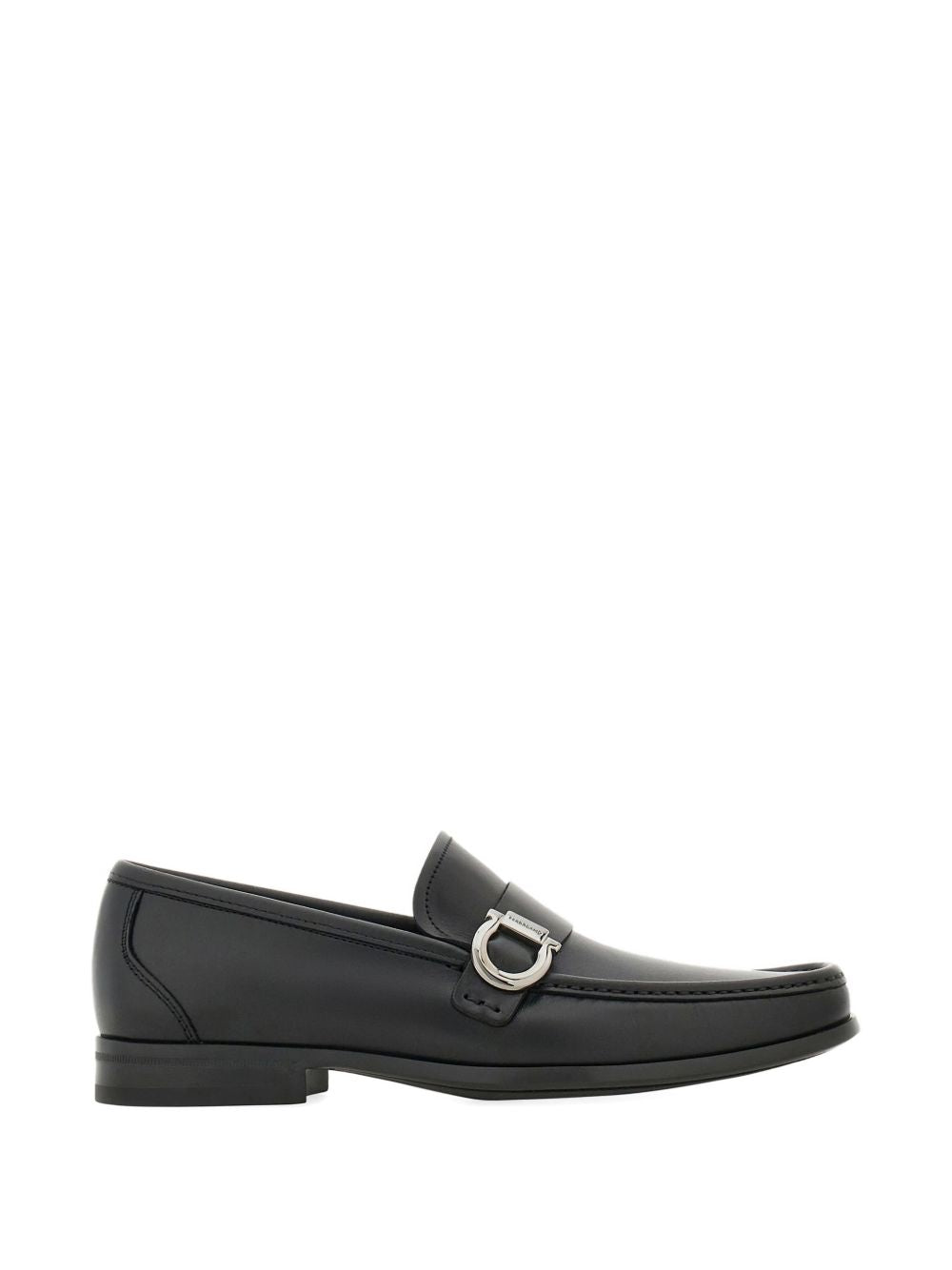 Gancini ornamental loafer 027963CASPIAN 775114NERO FERRAGAMO