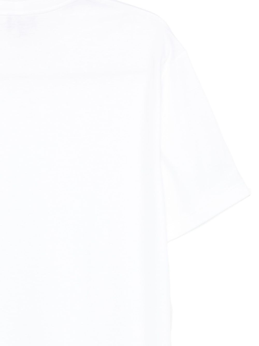 Cotton-interlock T-shirt with embroidered logo 3HSM72 SJTKZU0002 GIORGIO ARMANI