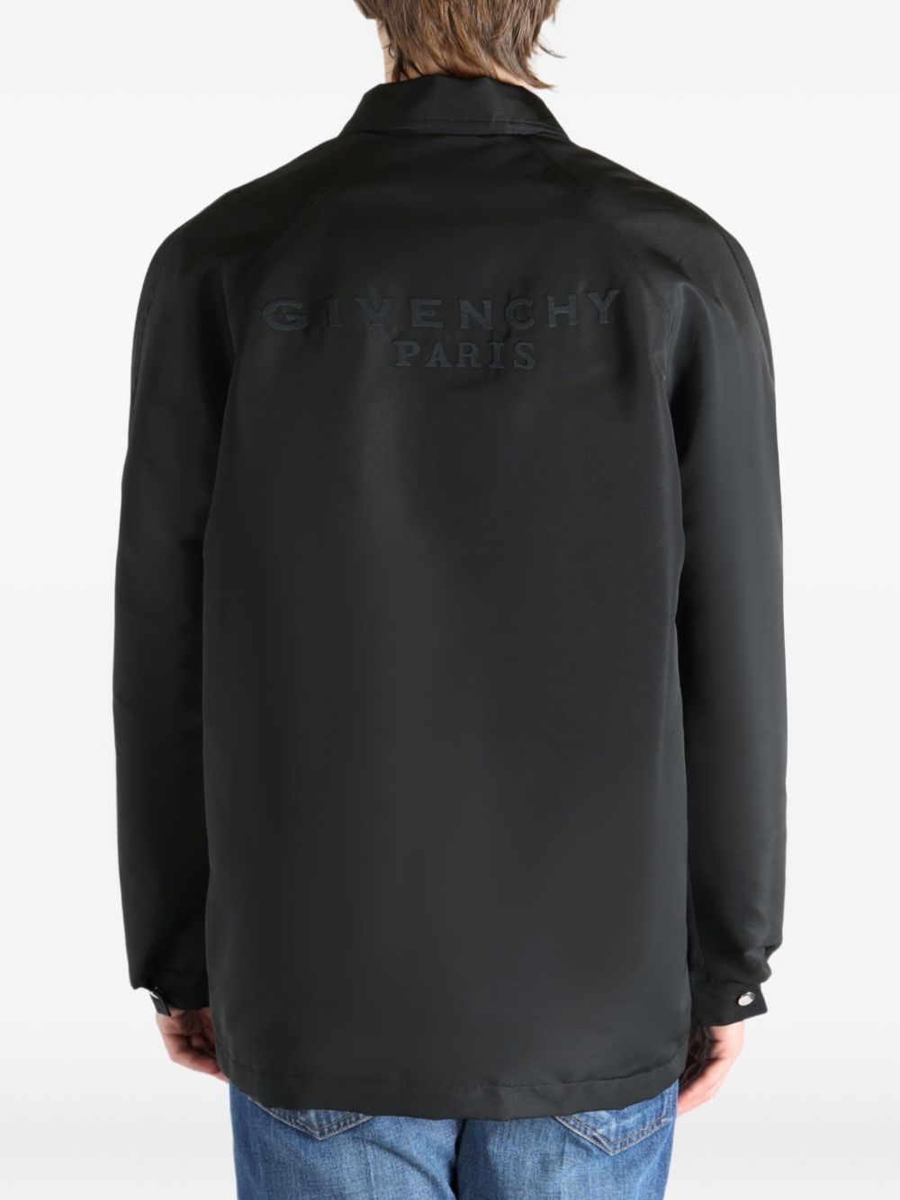 Coach jacket in polyfaille BM01G3166P 001 GIVENCHY