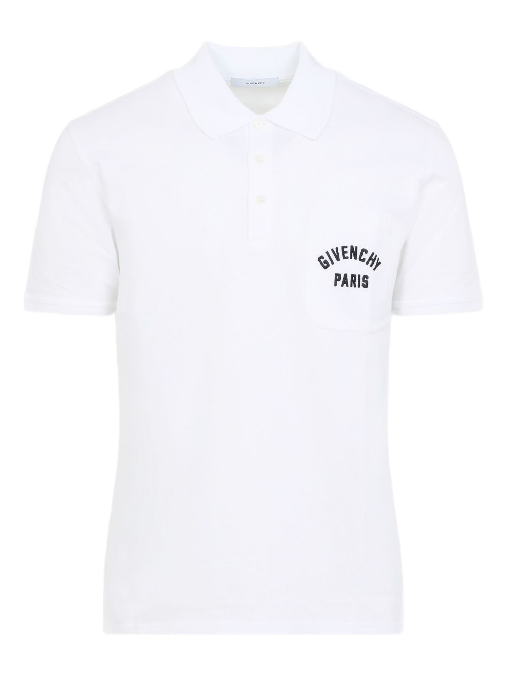 Polo in pique cotton with GIVENCHY Paris embroidery BML00T3YSD 100 GIVENCHY