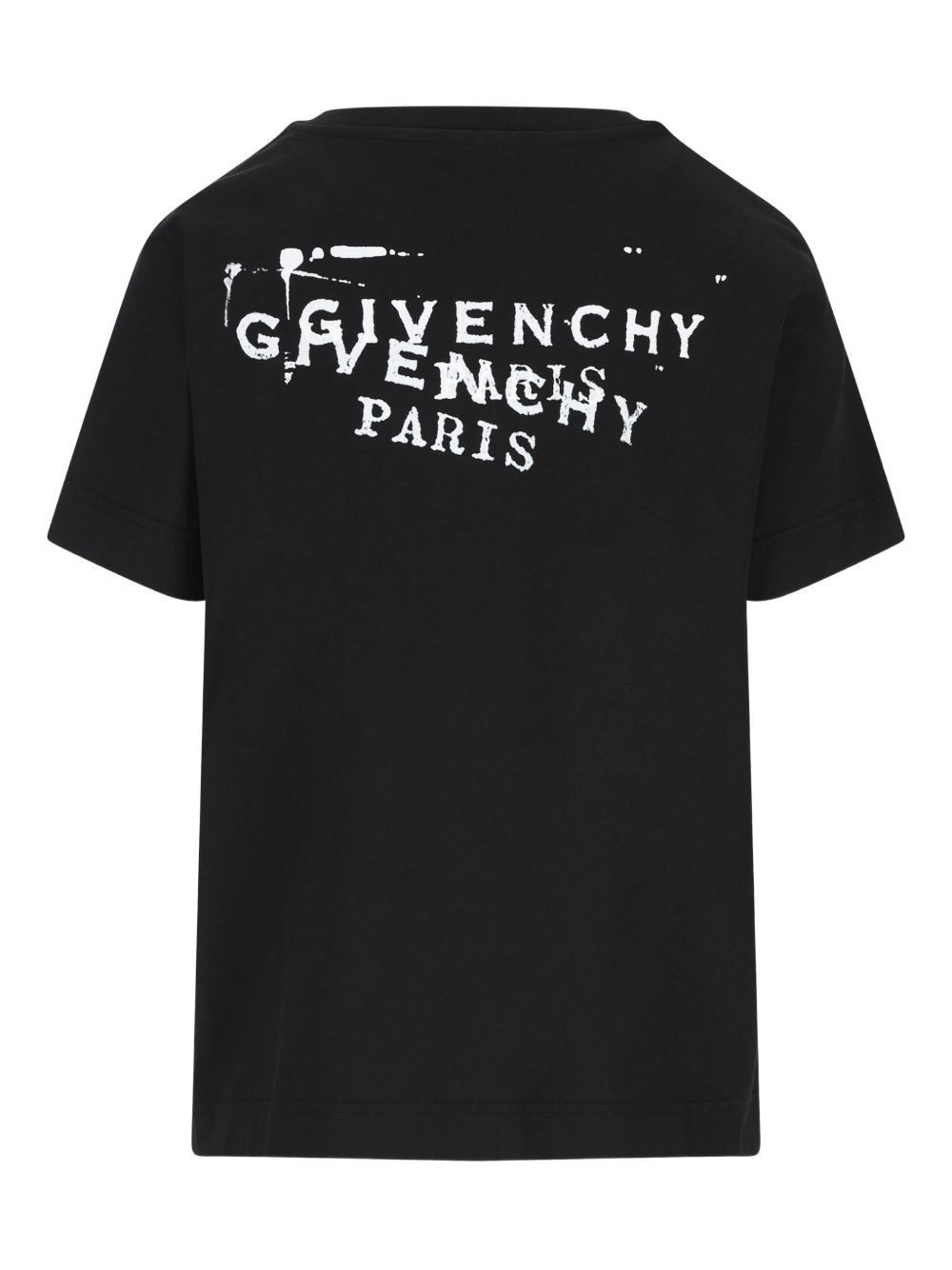 T-shirt in cotton with Givenchy Stamp print BW70FJP7A7 001 GIVENCHY