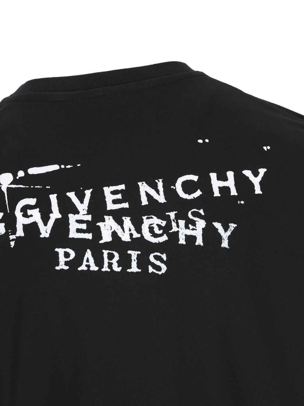 T-shirt in cotton with Givenchy Stamp print BW70FJP7A7 001 GIVENCHY