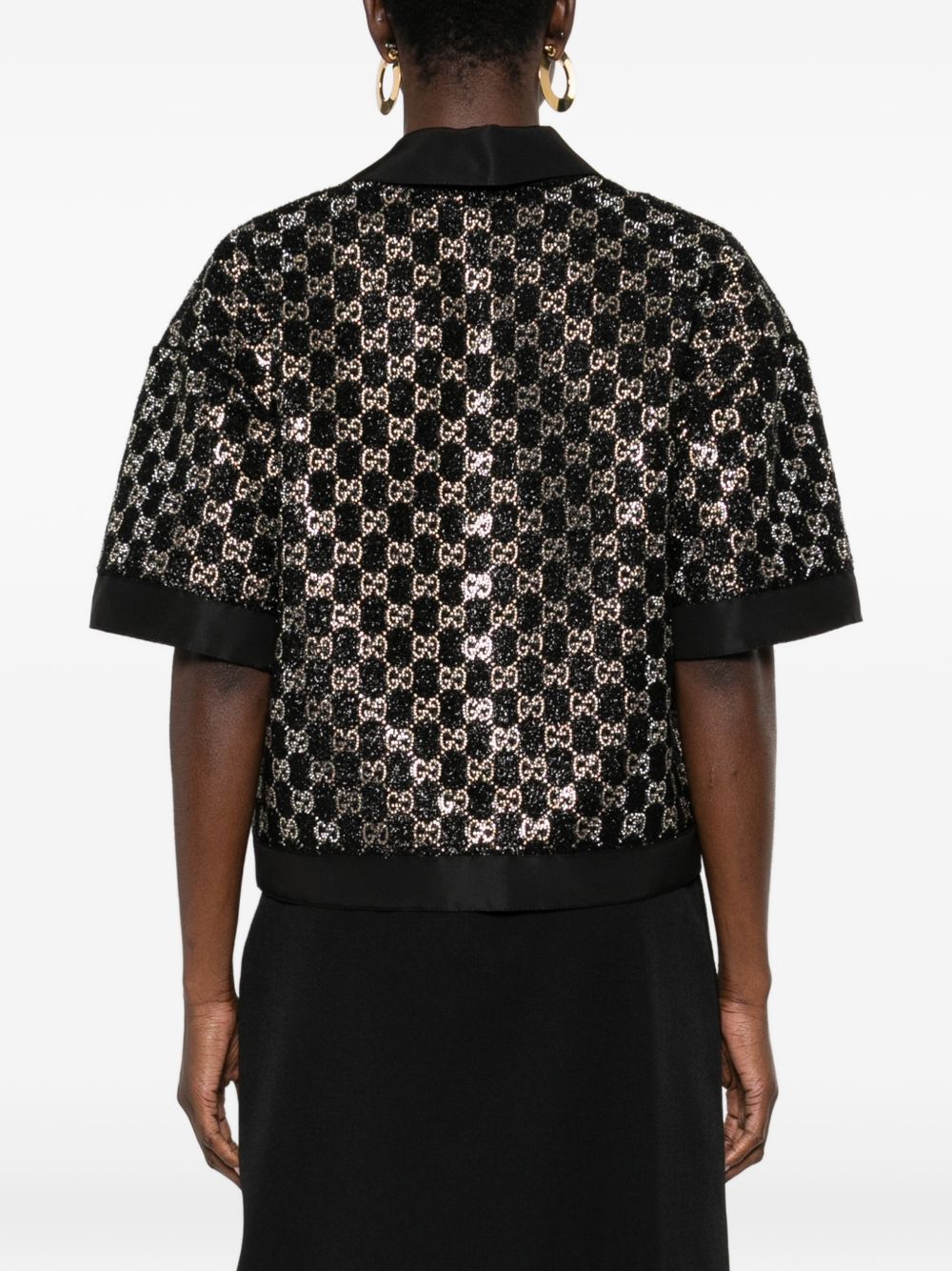 Wool tweed lamé top 846682 ZARWY1000 GUCCI