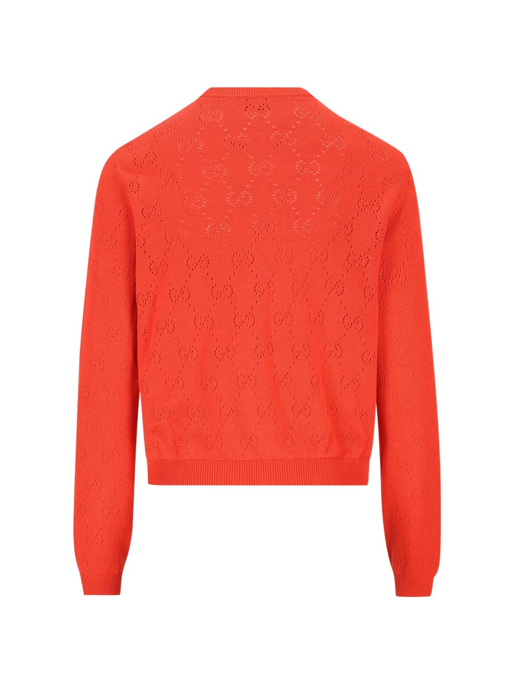 GG pointelle cotton silk cardigan 856202 XKFCO5741 GUCCI