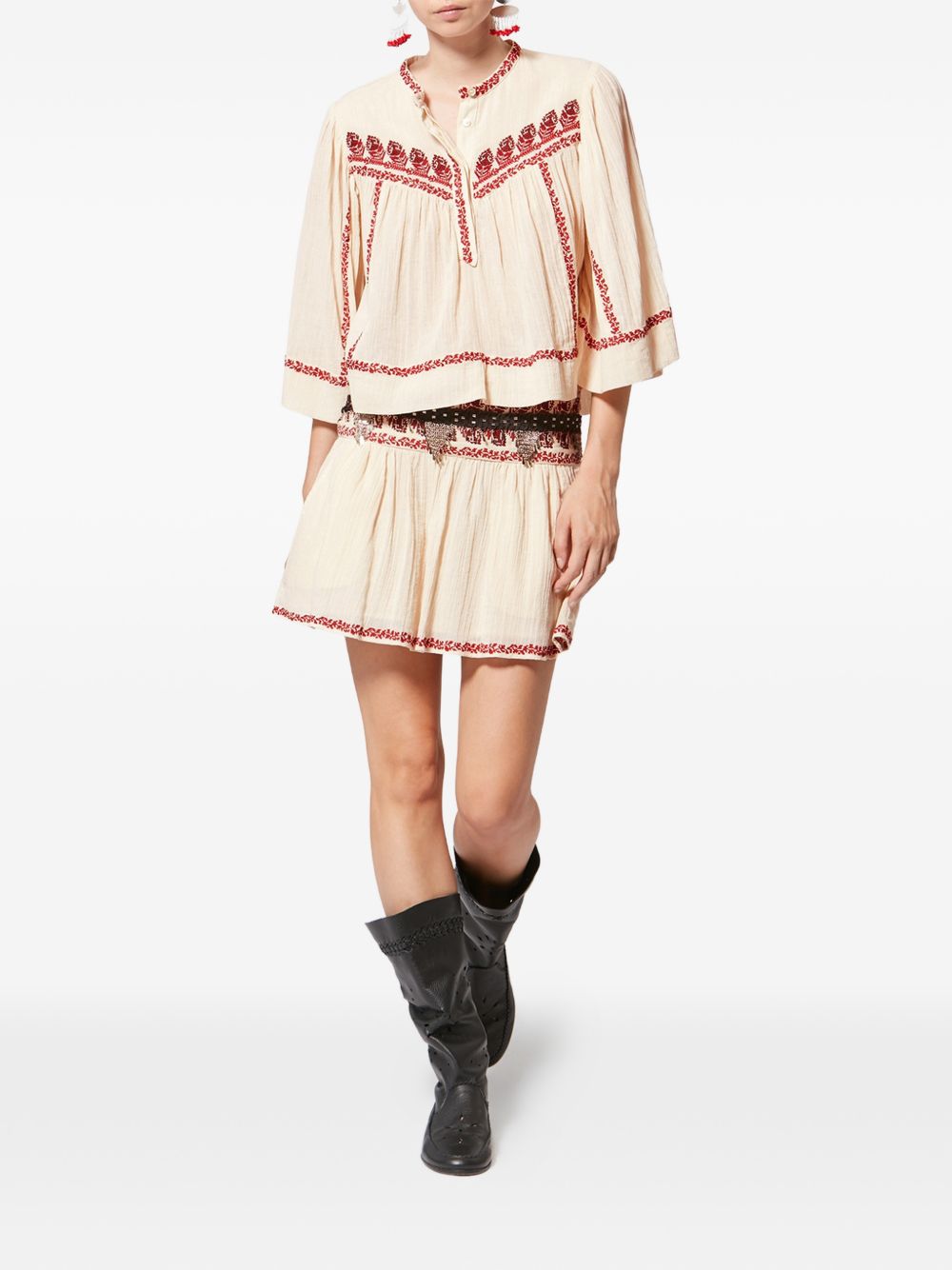Picadilia certified cotton skirt JU0160FB D1J16EBERD MARANT ÉTOILE