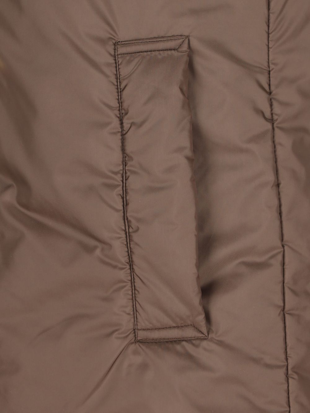 Water-repellent padded canvas hooded gilet 2619291044 GREENGO049 MAX MARA THE CUBE