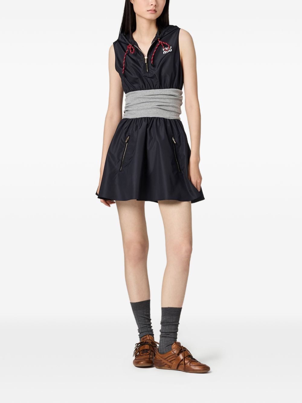 Technical fabric dress MF622319EC S-OOOF005R MIU MIU