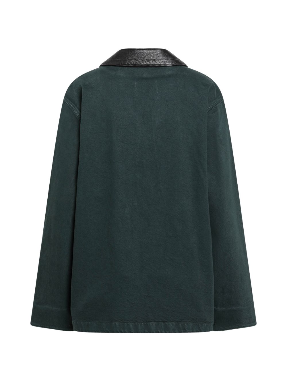 Leather-collar jacket MH205319R2 S OOOF0422 MIU MIU