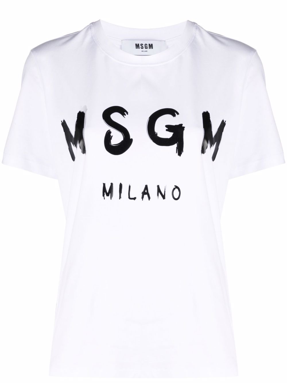 Graffiti logo-print T-shirt 2000MDM510 20000201 MSGM