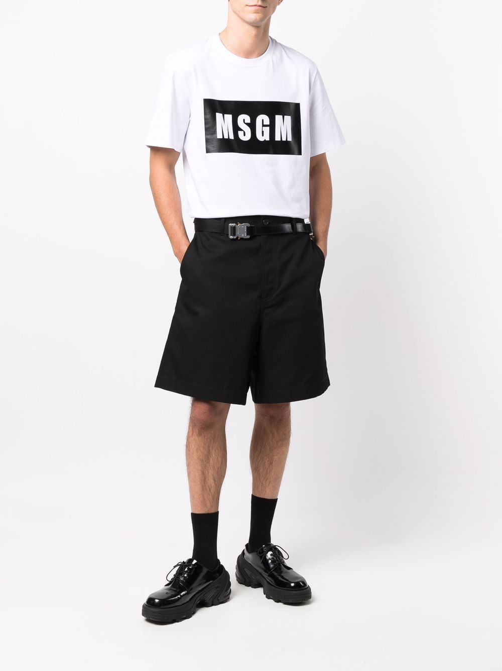 Logo patch T-shirt 2000MM520 20000201 MSGM