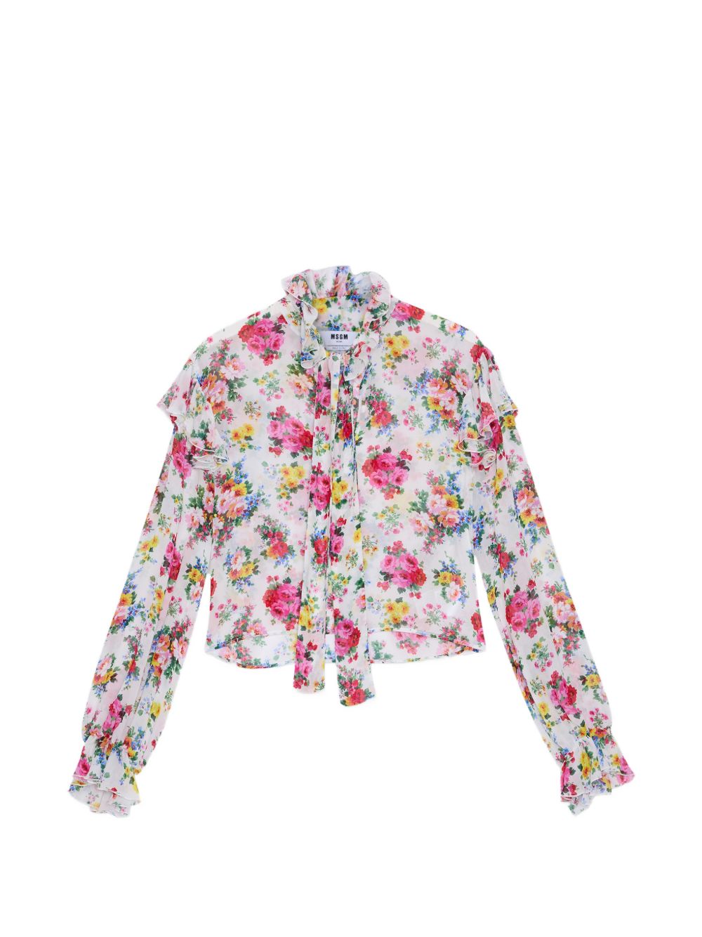 Blouse with ruffles 4041MDM12 26715201 MSGM