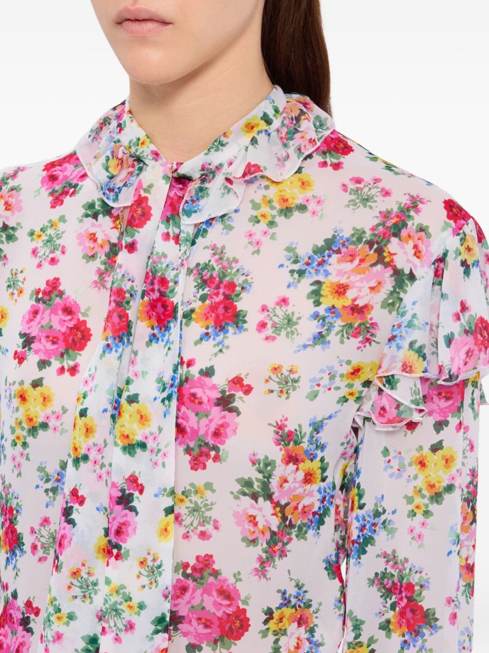 Blouse with ruffles 4041MDM12 26715201 MSGM