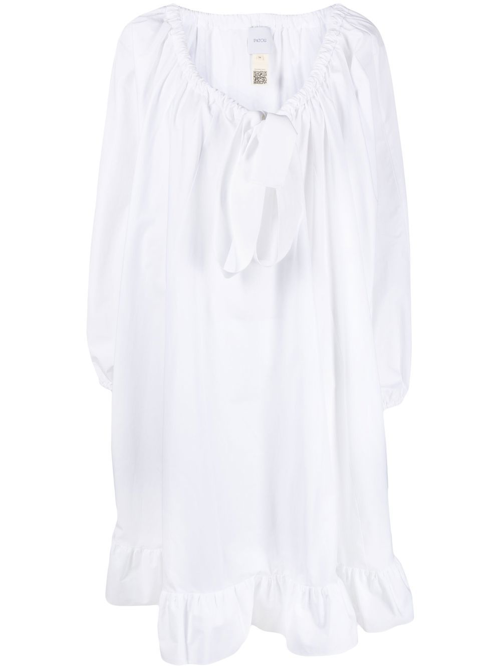 tie-neck peplum dress DR1080017 001W PATOU