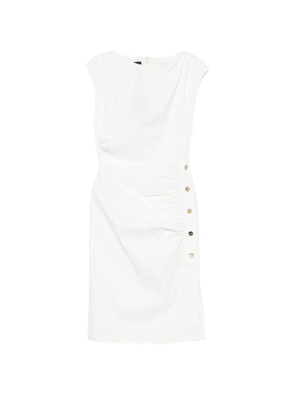 ALISSA button ruched dress 106521 A34IZ05 PINKO