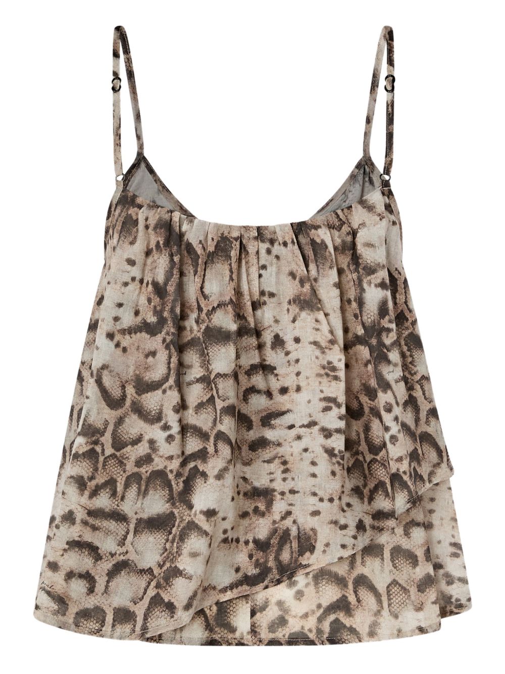 snake-print strap top 106868 A3APCZ9 PINKO