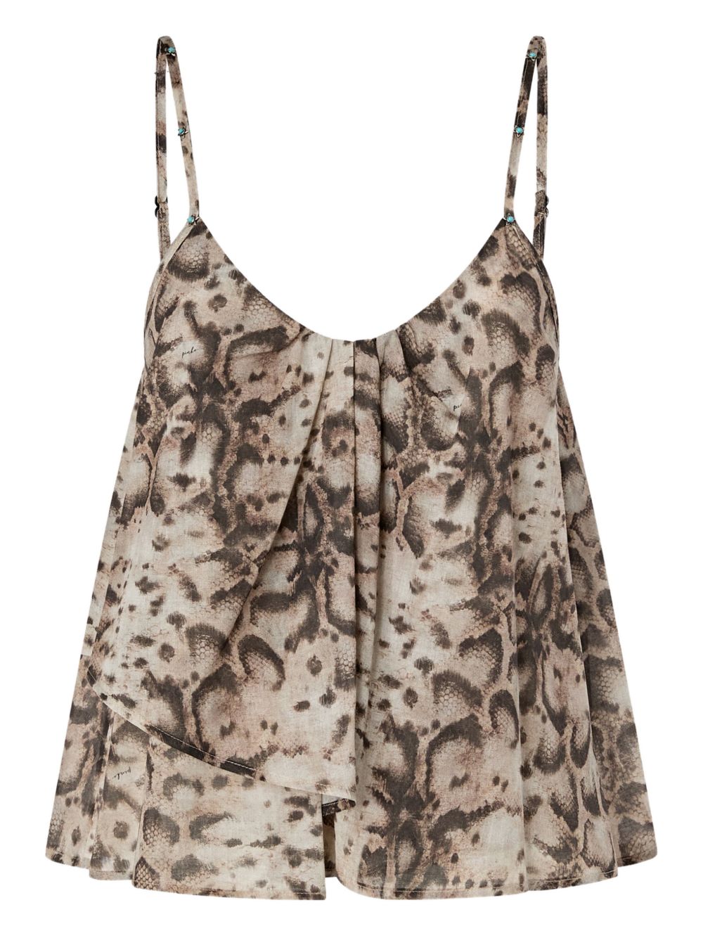 snake-print strap top 106868 A3APCZ9 PINKO