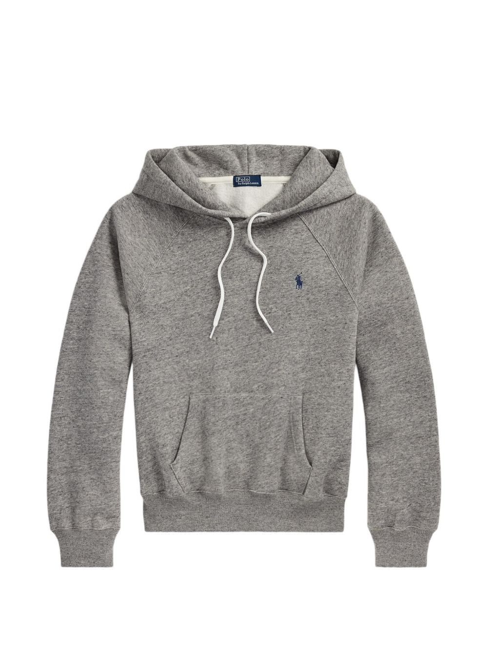 Shrunken fit fleece hoodie 211971698004 DARK VINTAGE HEATHER POLO RALPH LAUREN