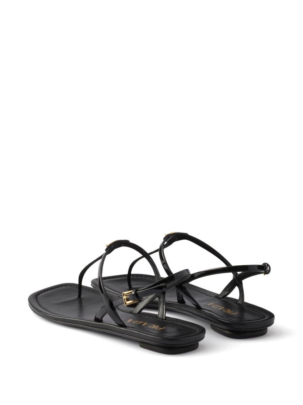 Patent leather thong sandals 1Y395O069 F-005F0002 PRADA