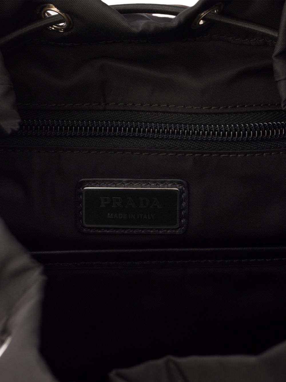 Re-Nylon and leather backpack 2VZ1212DMG VDOMF03MQ PRADA