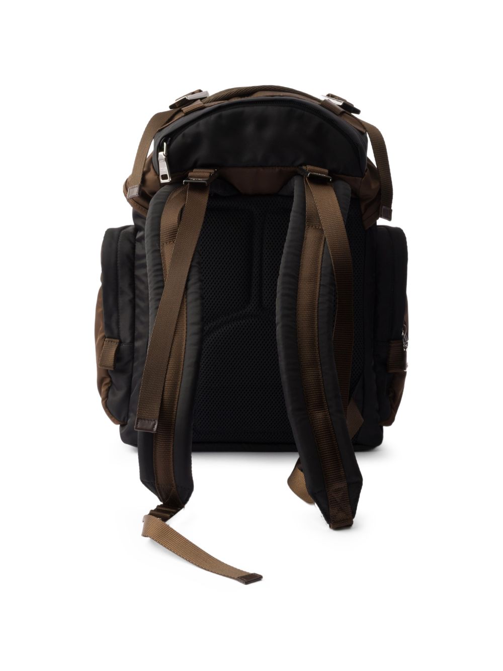 Re-Nylon and leather backpack 2VZ1212DMG VDOMF03MQ PRADA
