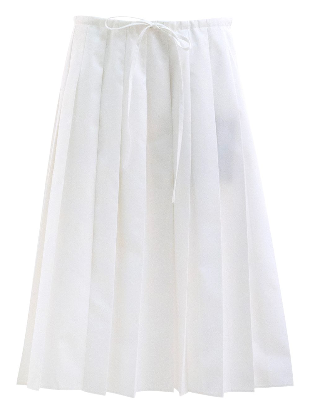 Pleated Midi Skirt P145VX187P S-OOOF0009 PRADA