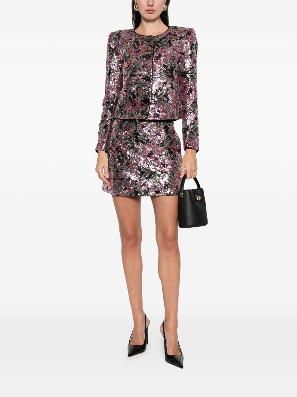 Floral Sequin Jacket 075JA MULTI SELF-PORTRAIT