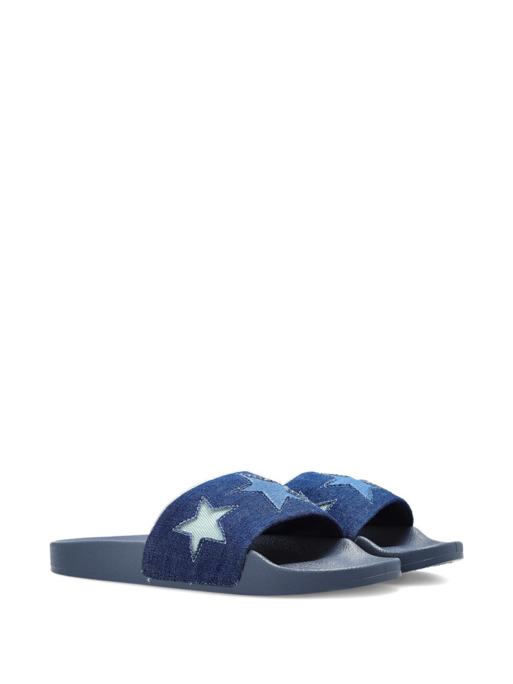 Denim slides with stars<BR/> TY0C06 Z3624999 STELLA McCARTNEY KIDS