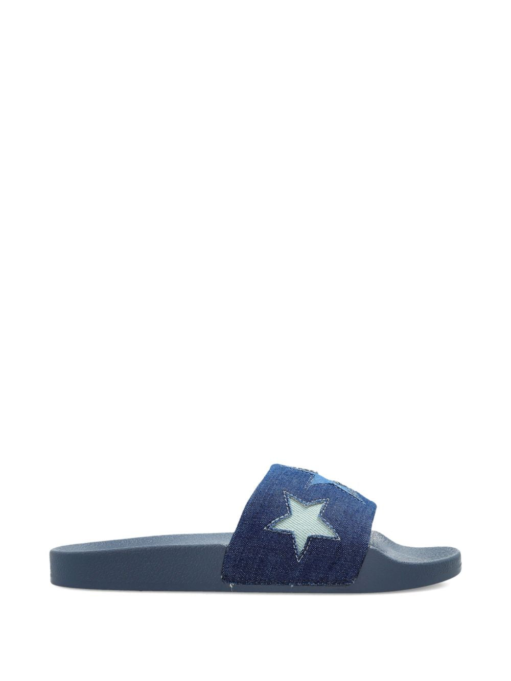 Denim slides with stars<BR/> TY0C06 Z3624999 STELLA McCARTNEY KIDS
