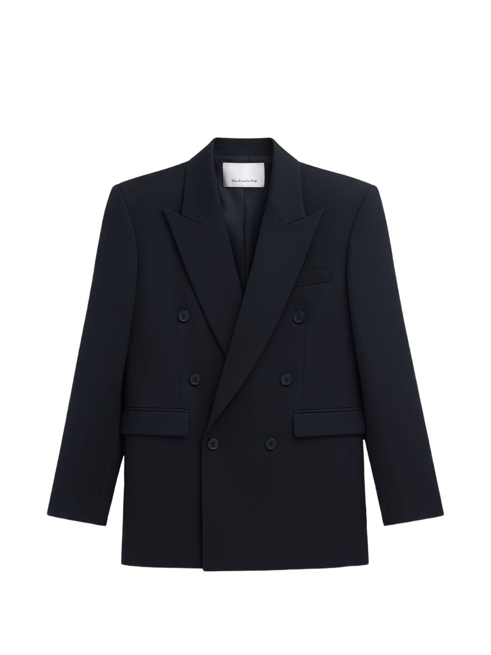 Double-breasted blazer BLFS21980312 DARK NAVY THE FRANKIE SHOP