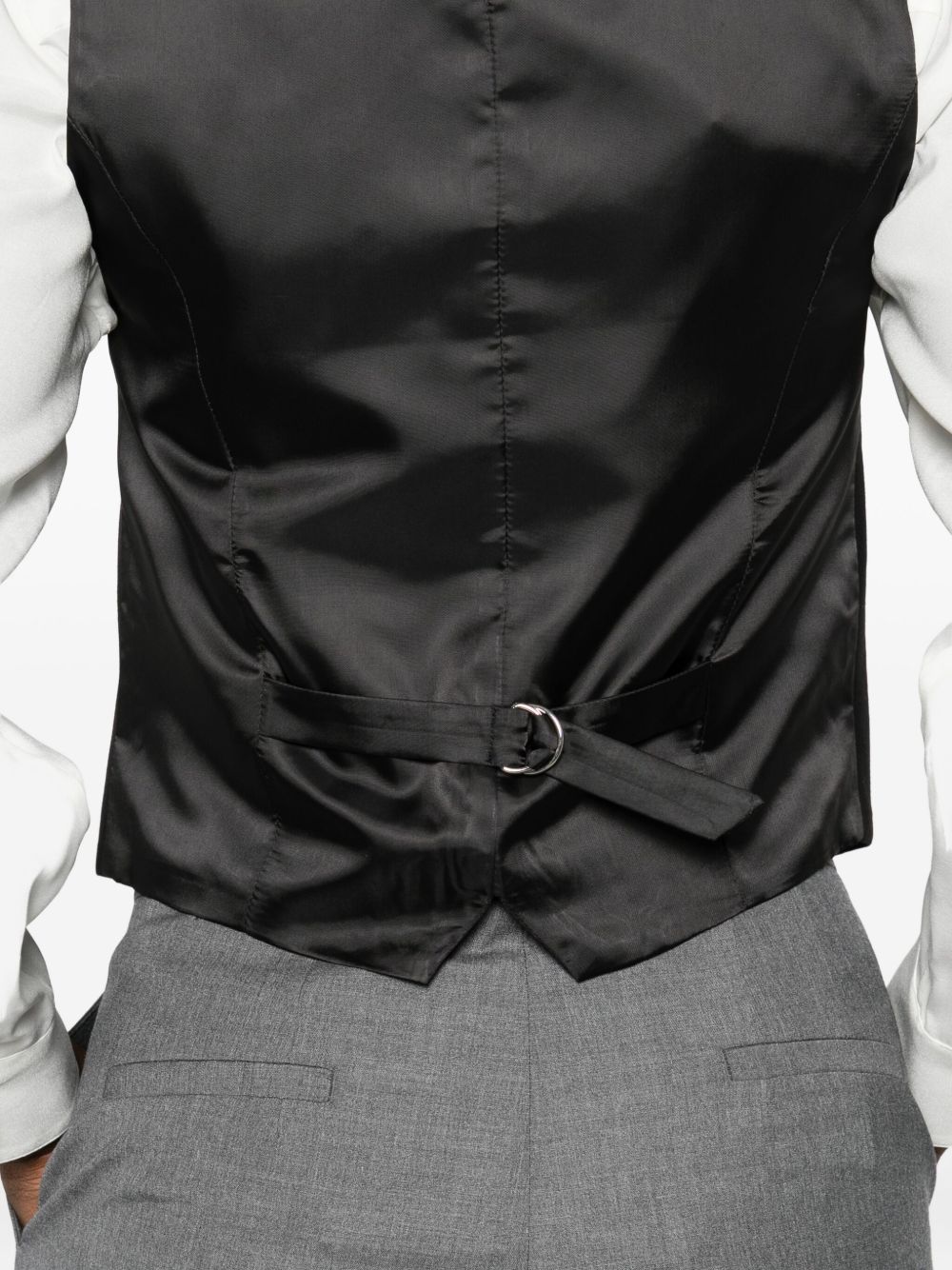 GELSO single-breasted waistcoat VEFS091781000 BLACK THE FRANKIE SHOP