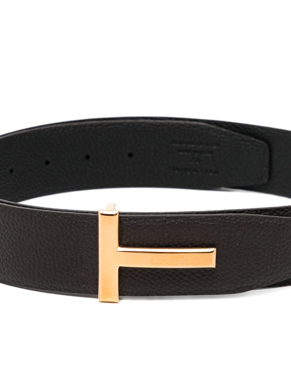 Leather T-buckle belt TB178 LCL236GENB TOM FORD