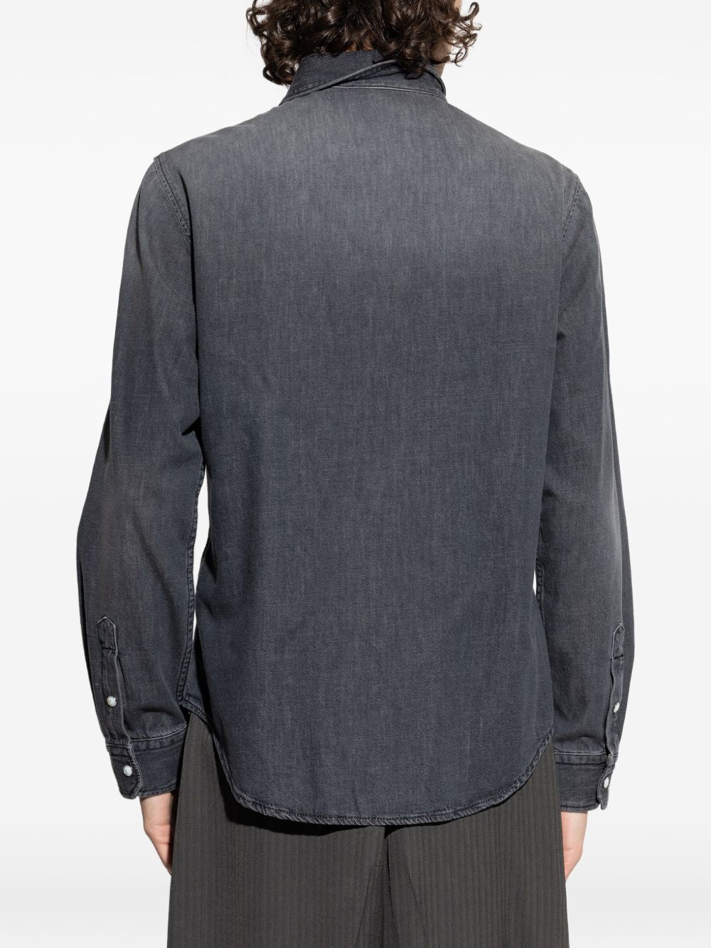 Lightweight Denim Shirt 1020701 1A168081D980 VERSACE