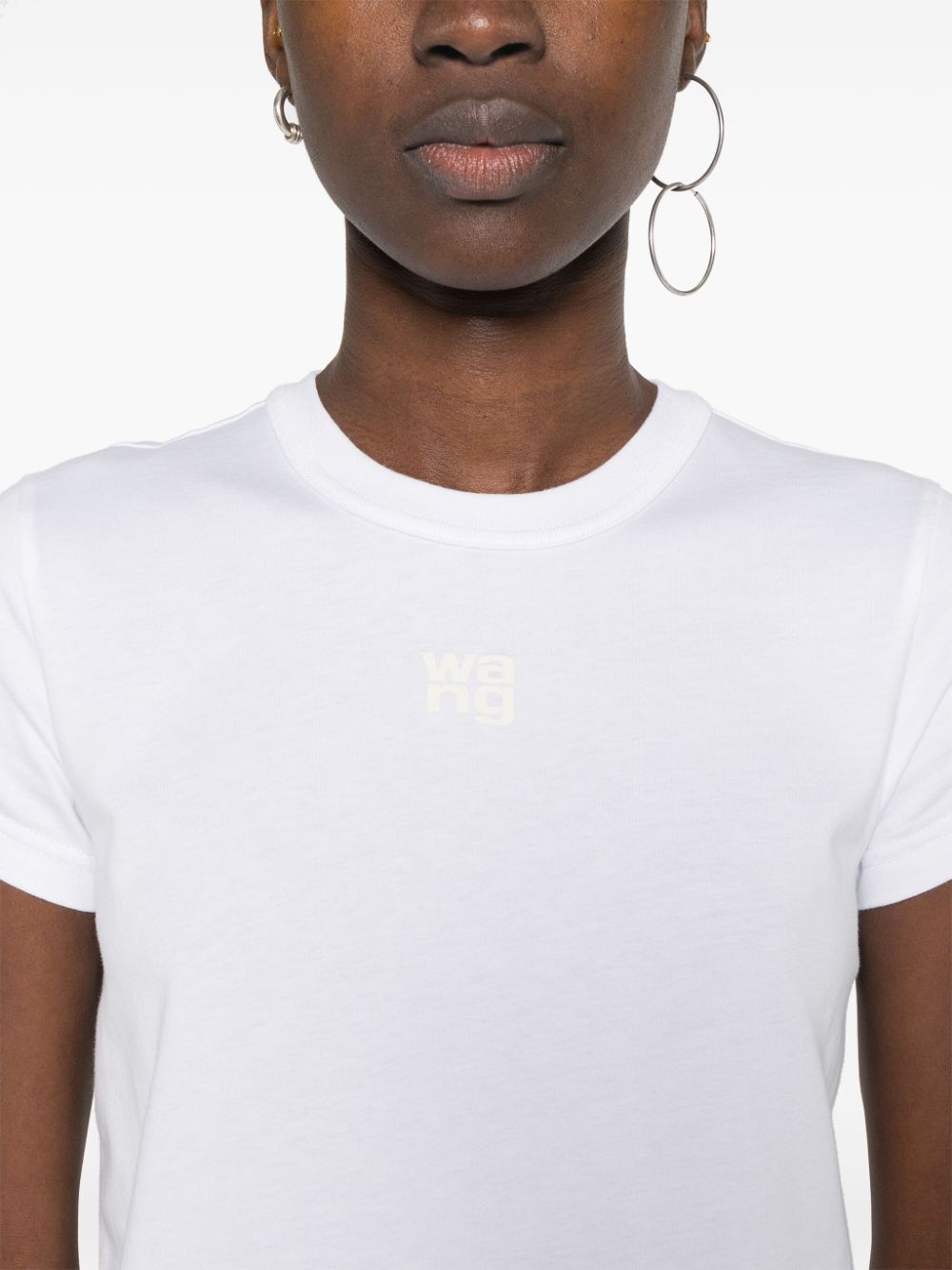 Logo-print T-shirt 4CC3241521 100 ALEXANDER WANG