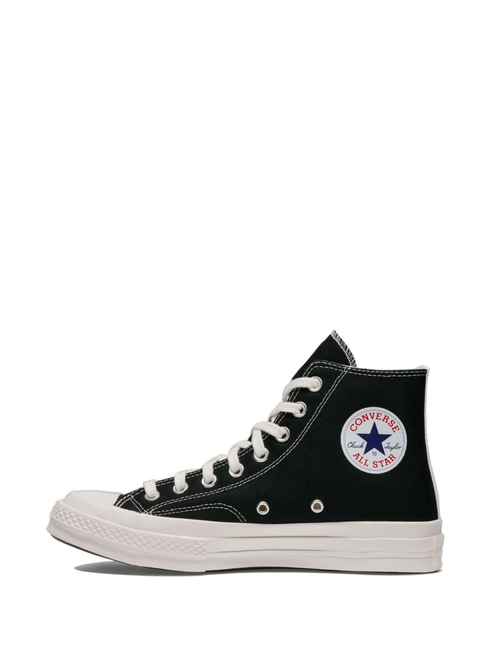 Single Heart Chuck '70 sneakers AZ-K129-001 BLACK COMME des GARÇONS PLAY x Converse
