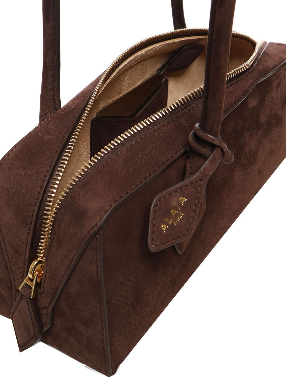 LE TECKEL medium bag in nubuck AA1S06033CA214 741 ALAÏA