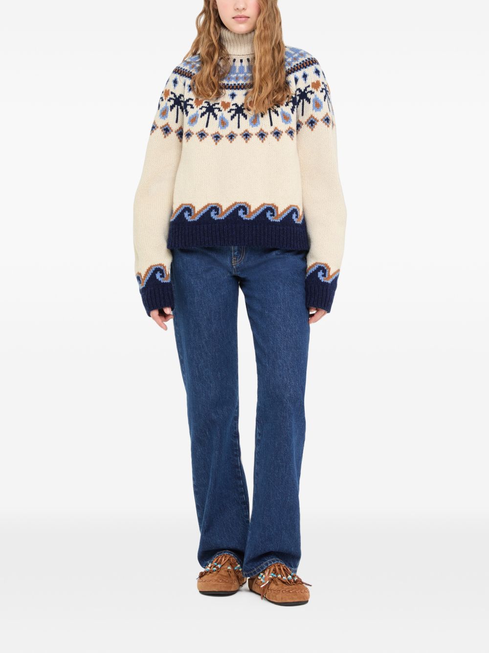 Sweet Winter Turtleneck LWHF001E26KNI001 0446 ALANUI