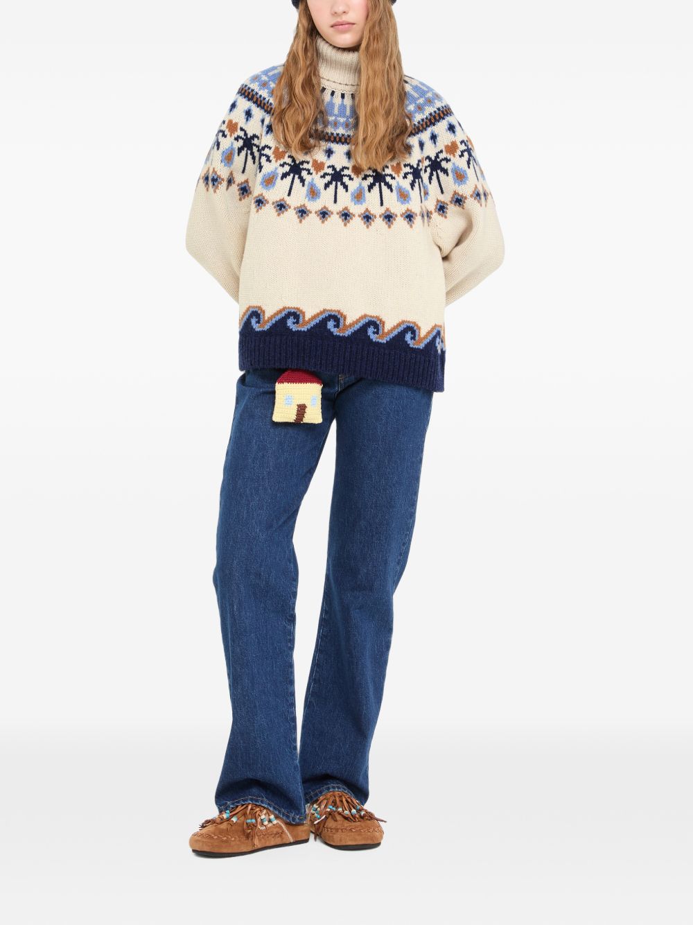 Sweet Winter Turtleneck LWHF001E26KNI001 0446 ALANUI