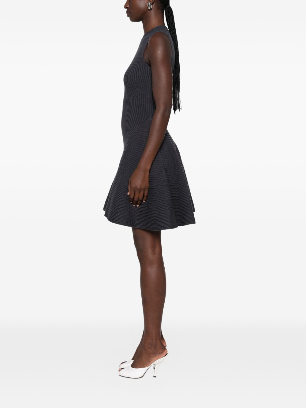 Ribbed skater dress AA9R3250K303D 822 ALAÏA