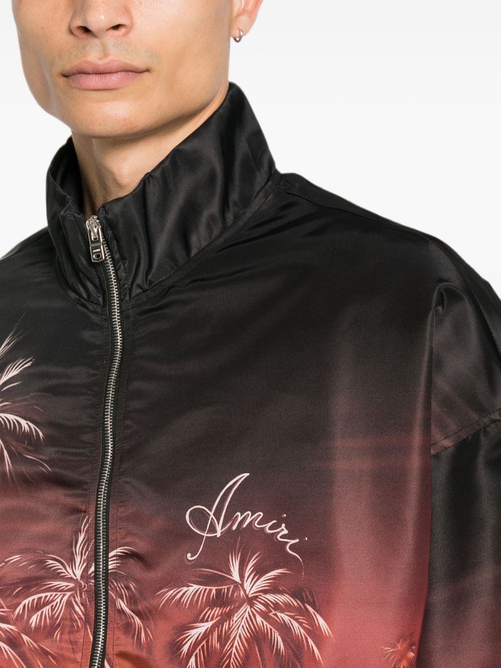 Palms Print Bomber Jacket AMOUJA1159 001X AMIRI