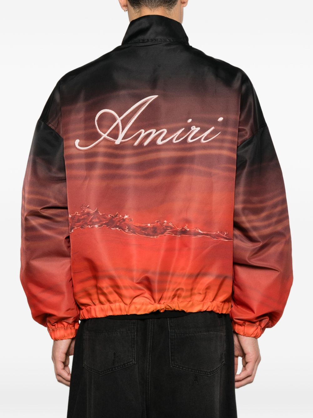 Palms Print Bomber Jacket AMOUJA1159 001X AMIRI