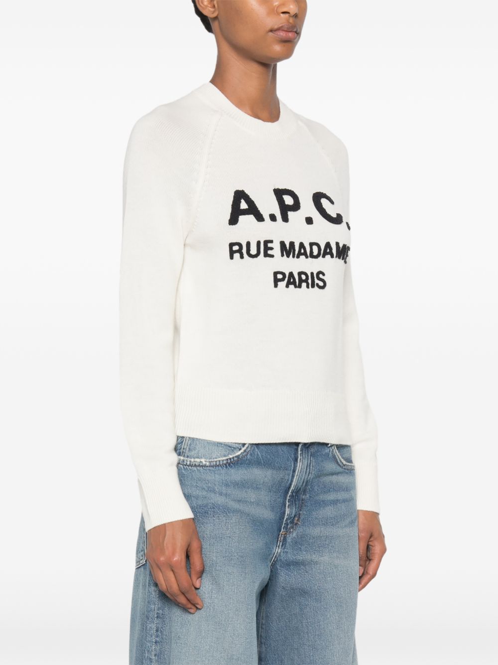 Alissa Logo Knitted Sweater WVAXU F23501AAD A.P.C.