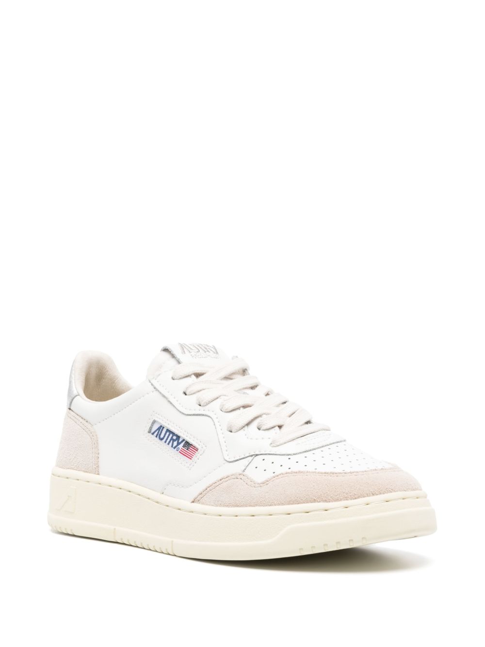 MEDALIST LOW SNEAKERS AULW LS74WHITE/SILVER AUTRY