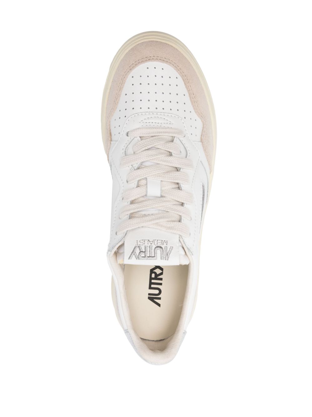 MEDALIST LOW SNEAKERS AULW LS74WHITE/SILVER AUTRY