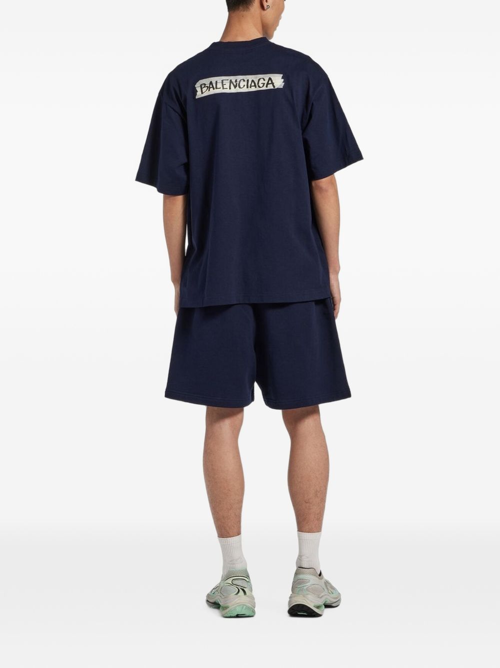 Masking tape medium fit T-shirt 764235 TTVL68065 BALENCIAGA