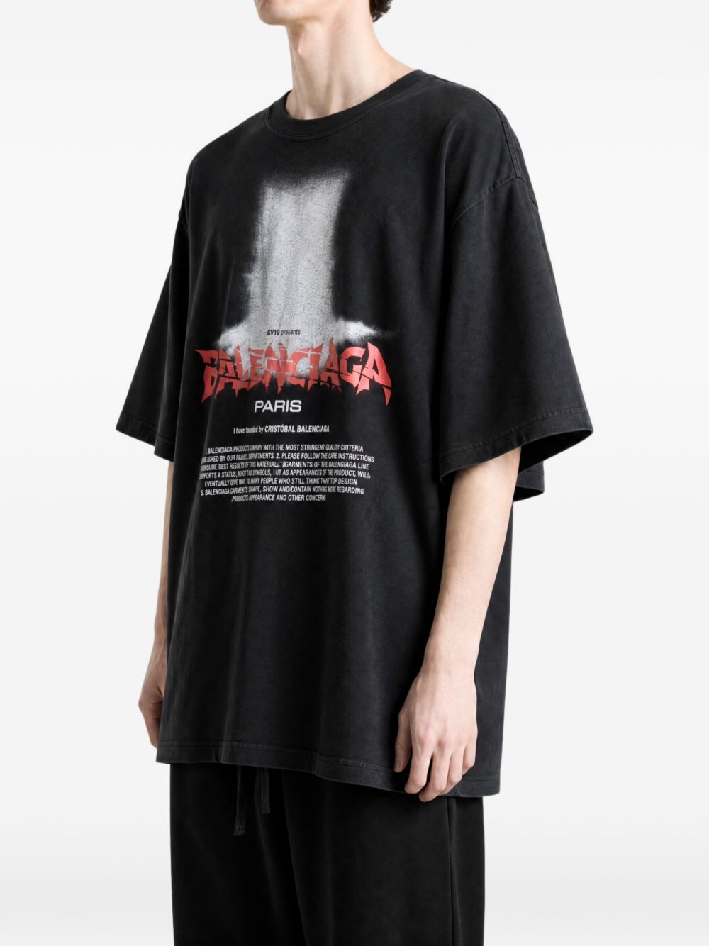 The Door Oversized T-shirt 850345 TUVO41000 BALENCIAGA