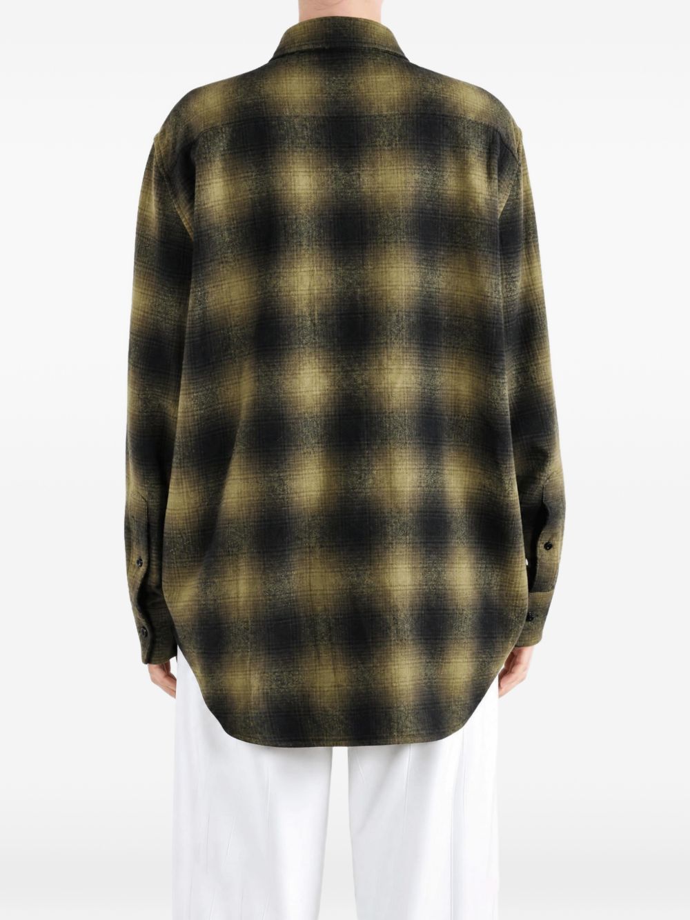 Flannel check-pattern shirt 872124 TVT042863 BALENCIAGA