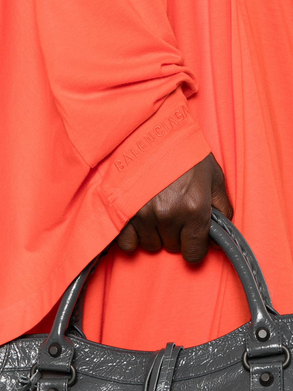 Draped Midi Dress A001IU TUVB23941 BALENCIAGA
