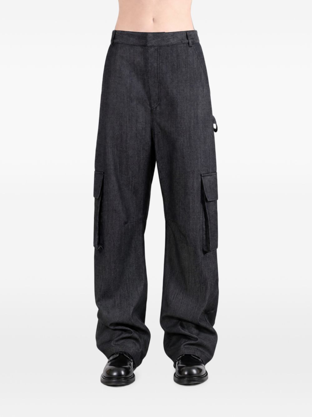 relaxed wide-leg multi-pocket cargo pants A002AD TUT444100 BALENCIAGA